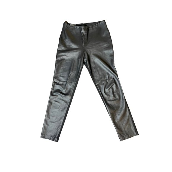 Isabel USA Genuine Leather Pants Size 8 - Picture 1 of 4